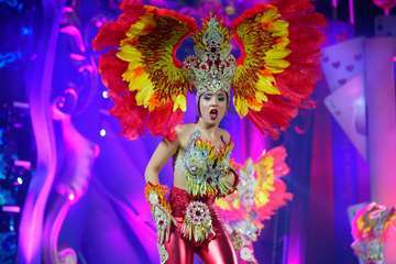 Concurso de comparsas infantiles del Carnaval de Las Palmas de Gran Canaria (Foto TA)